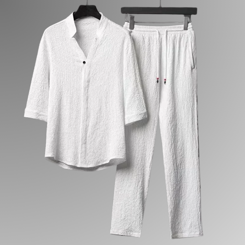 Vintage men's summer two-piece set.