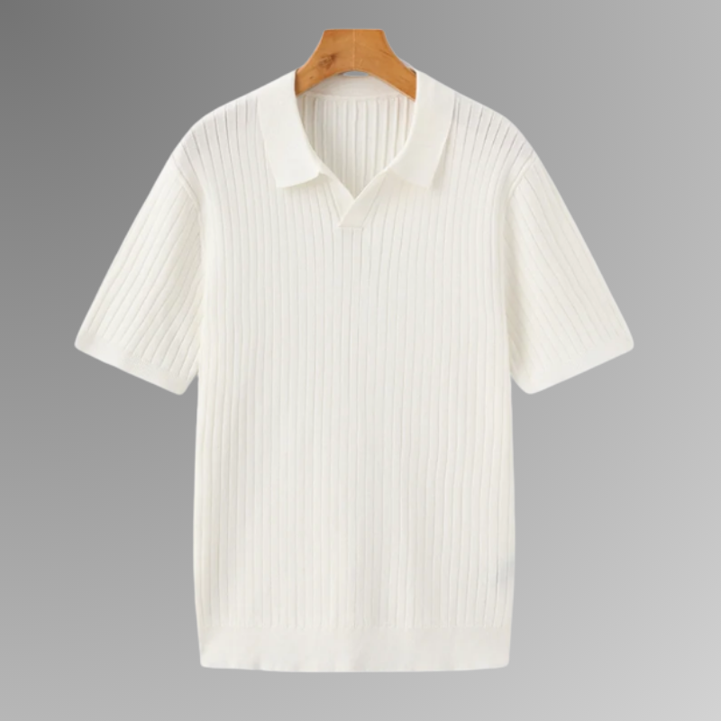 Premium ribbed polo
