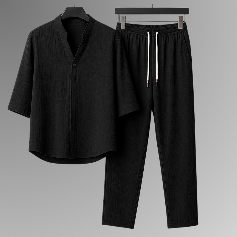 Vintage men's summer two-piece set.