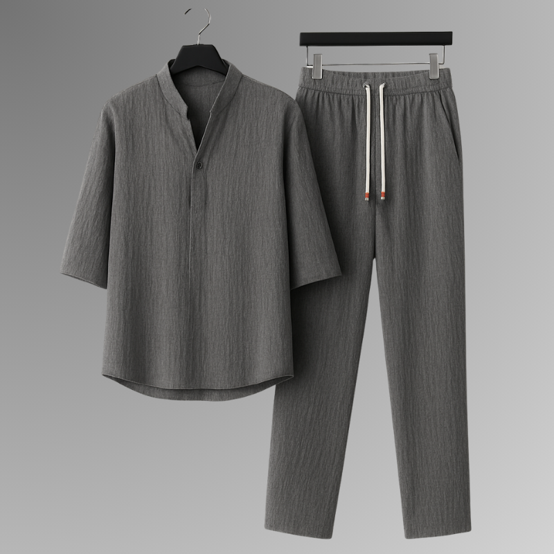 Vintage men's summer two-piece set.